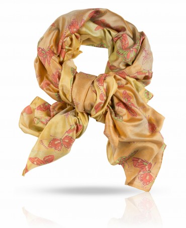 Палантин Женский SN-BUTTERFLY/YELLOW.OR